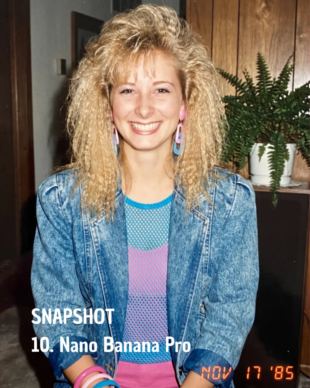 AI-generated 1985-style portrait by Nano Banana Pro with sharp, photographic realism